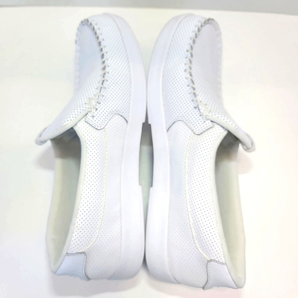 DC Shoes Villain White Lightweight Slip On Loafers Men's